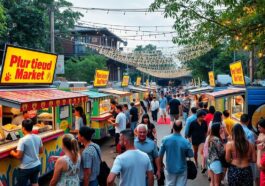 Food-Trucks und internationale Spezialitäten