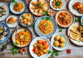 Internationale Küche kulinarische Reisen