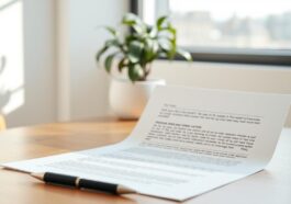 Modernes Anschreiben